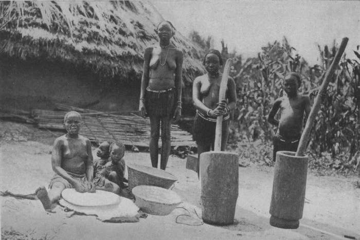Нубийские женщины со ступками.