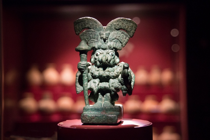 Фигура из храма моче в Перу - места, где проводились человеческие жертвоприношения.