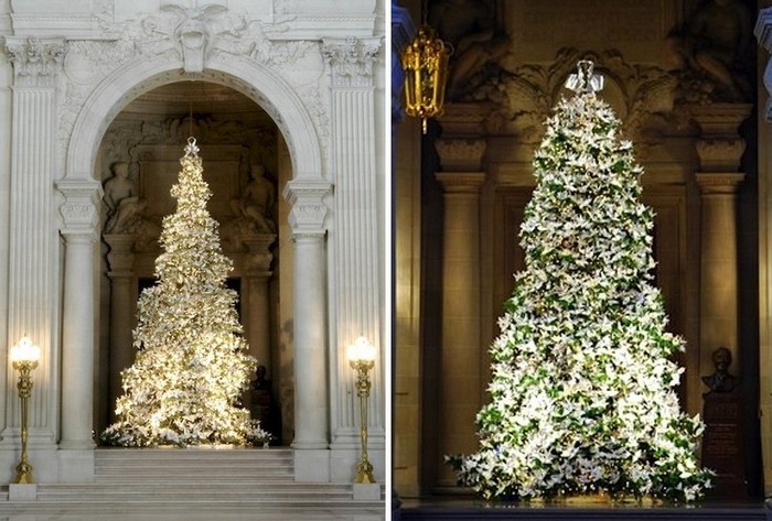 Древо надежды: рождественские елки 2008 и 2009 годов