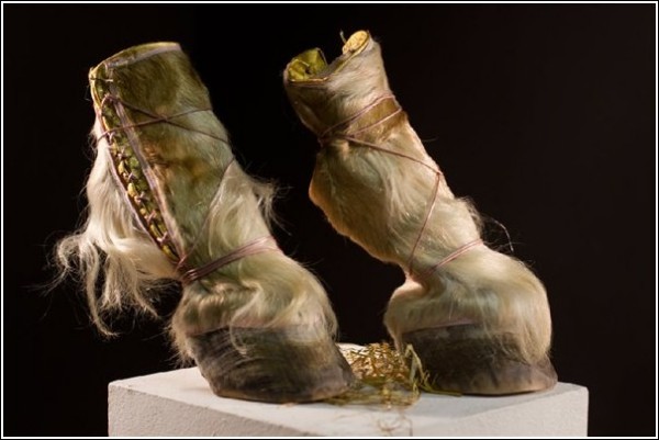 Необычная обувь Айрис Шниферштейн: пока еще только заготовки