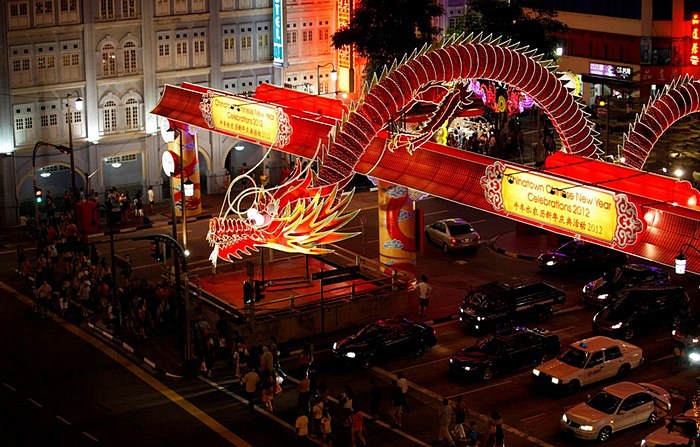 Сингапур: празднование китайского нового года