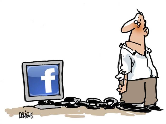 Перемены в сети «Фейсбук» глазами художников-карикатуристов