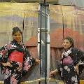 В Москве открылась выставка японских кимоно, расписанных в древней технике