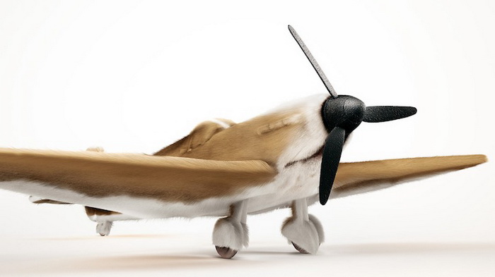 Собаки и самолеты в забавном проекте продакшн студии Ink