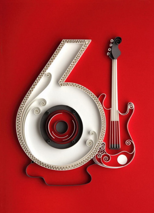 Бумажные цифры от Юлии Бродской