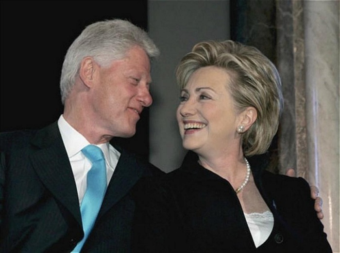Билл и Хилари Клинтон.
