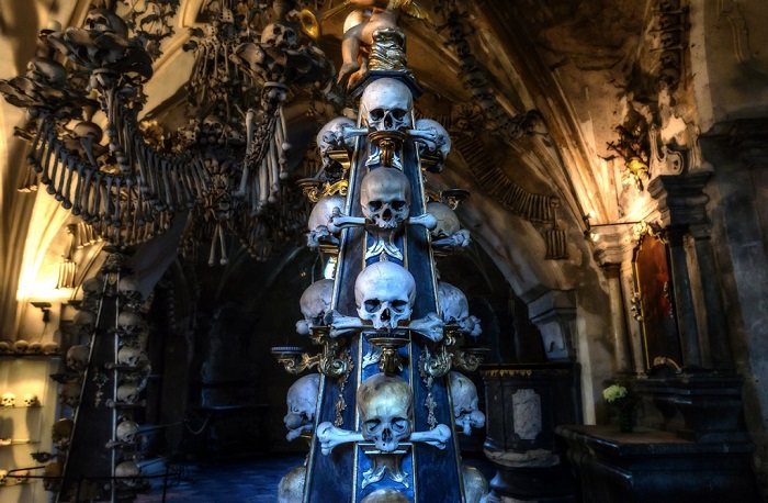 Костехранилище, расположенное в Седлеце (Чехия).