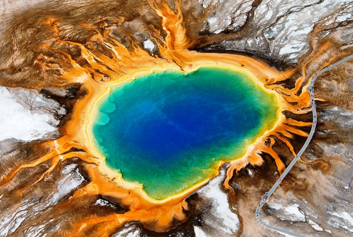 Национальный парк Йеллоустона в штате Вайоминг &amp;amp;amp;mdash; самый активный геотермальный регион на планете. Автор фото: Max Waugh.