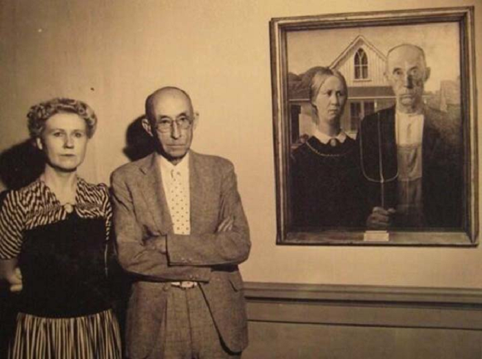 Знаменитая картина американского художника Гранта Вуда (Grant DeVolson Wood), созданная в 1930 году.