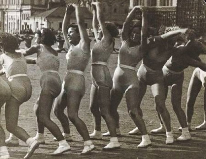 «Волна», гимнастика 1936 года.