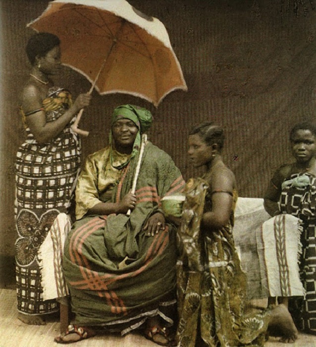 Жители Дагомеи (в настоящее время Бенин), фотограф Фредерик Gadmer, 1920 год.
