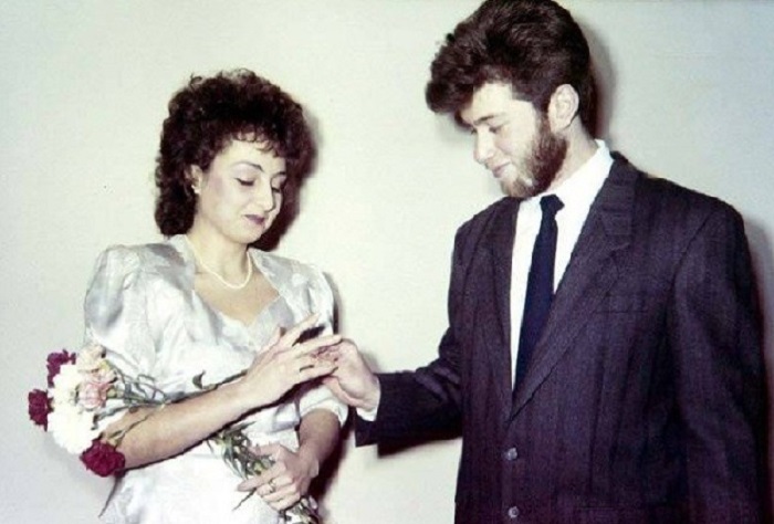 Церемония бракосочетания Романа Абрамовича, конец 1980-х.