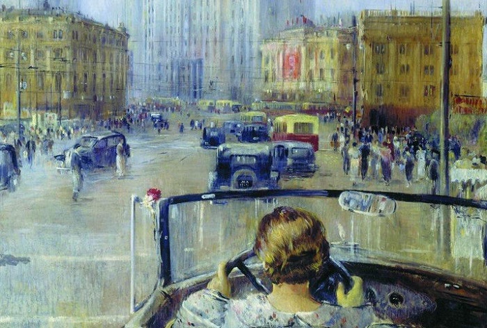 Картина советского художника-живописца Юрия Пименова. 1937 год.