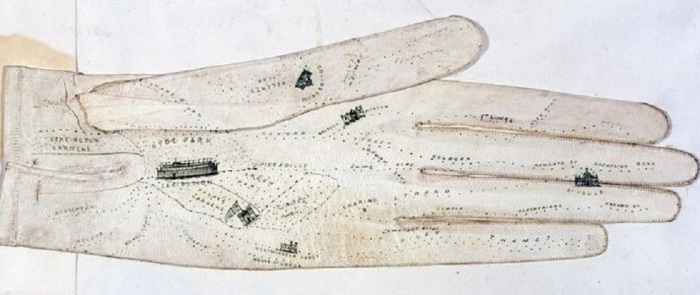 Перчатка сшита для модниц, собиравшихся посетить выставку в Гайд-парке, 1851 год.