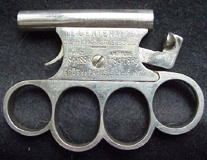 Пистолет-кастет Le Centenaire, Франция, 1889 год.
