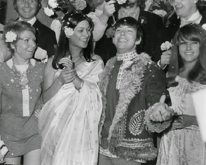 Свадьба известного британского певца, 1967 год.
