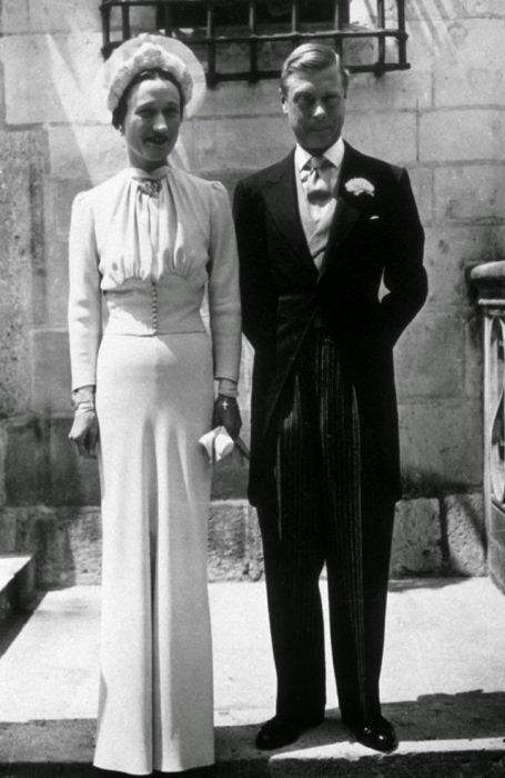 Свадьба герцога Виндзорского, бывшего короля Великобритании Эдуарда VIII, 1937 год.