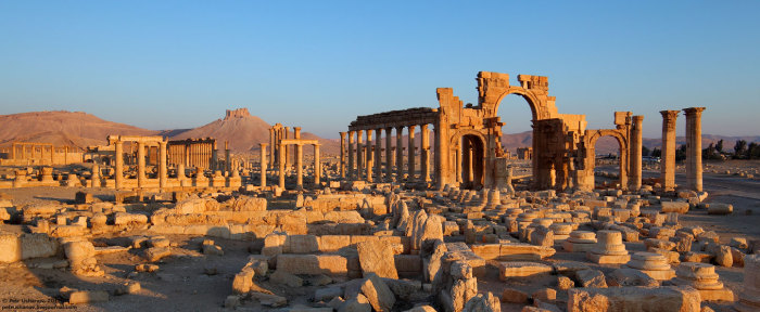 Руины древнего мира, Пальмира, Сирия.