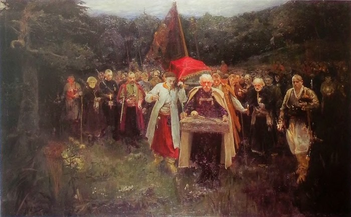 Александр Мурашко. Похороны кошевого, 1900