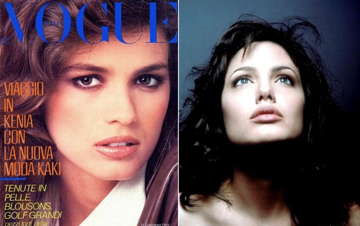 Джиа на обложке журнала и ее двойник в кино – Анджелина Джоли