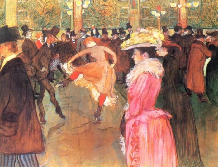 Танец в Мулен Руж, 1889-1990