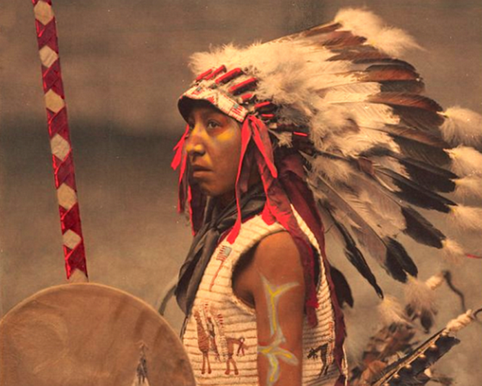 Чарльз Американский Конь (сын вождя племени Оглала лакота), 1901 год.