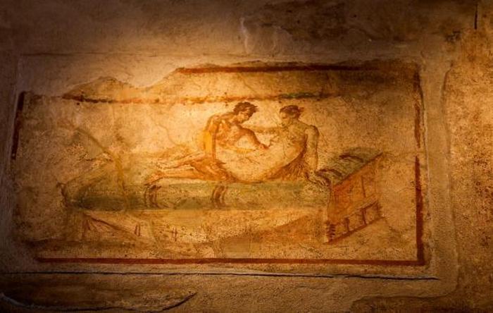 Эротические фрески из Помпей.